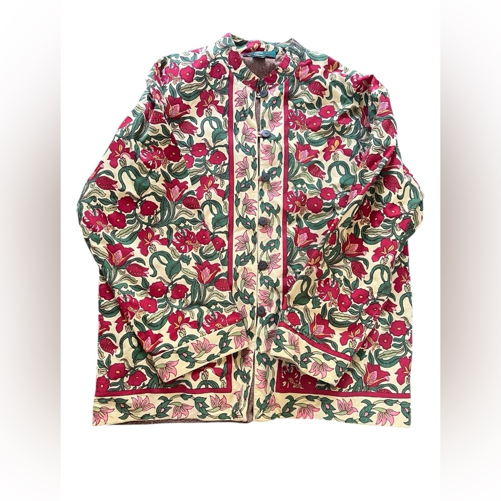 Orvis Floral Jacket - Red and Green